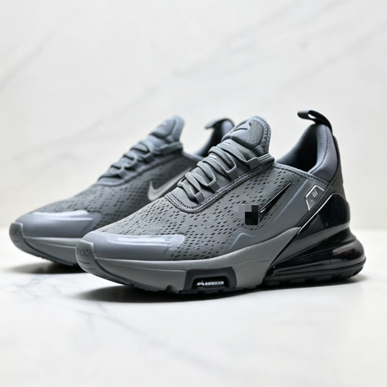 Air Max 270 zapatos de aire para hombres y mujeres, zapatos de deporte casuales transpirables de malla con suela gruesa para correr.