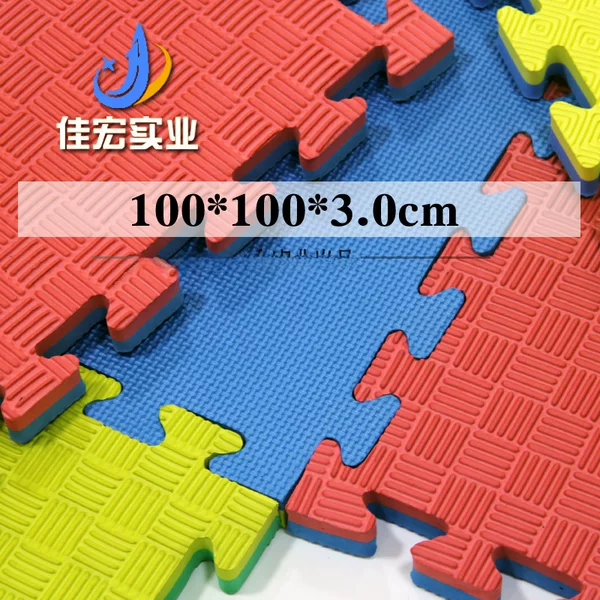 Eva Foam Sports Floor Mats Wholesale Boxing Fitness Interlocking Mats 100*100*3.0 Home Sports Mats Manufacturer