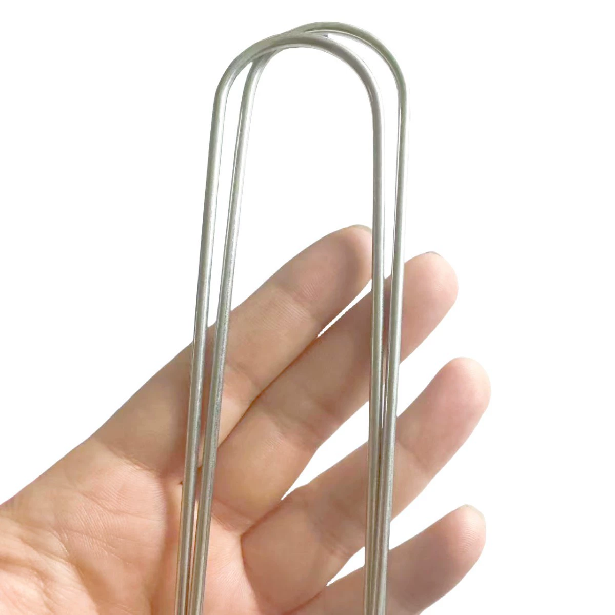 Оцинкованные арочные гвозди для газона и травы, U-образные гвозди для палаток, многофункциональные садовые гвозди с окраской для садовых работ.