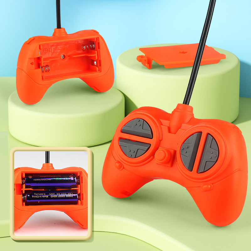 Control remoto inalámbrico de cuatro vías para niños transfronterizos Q lindo coche de dibujos animados con control remoto ligero coche de juguete coche de niño Venta caliente