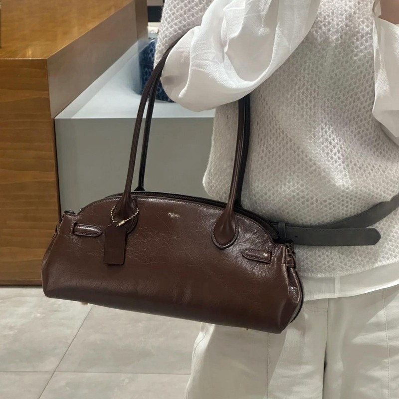 寇驰2025新款Empare Carryall 手提包通勤单肩时尚复古保龄球女包|undefined