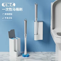 Одноразовая щетка для унитаза, настенный набор, артефакт для чистки ванной комнаты, сменная головка щетки, щетка для унитаза без мертвых углов