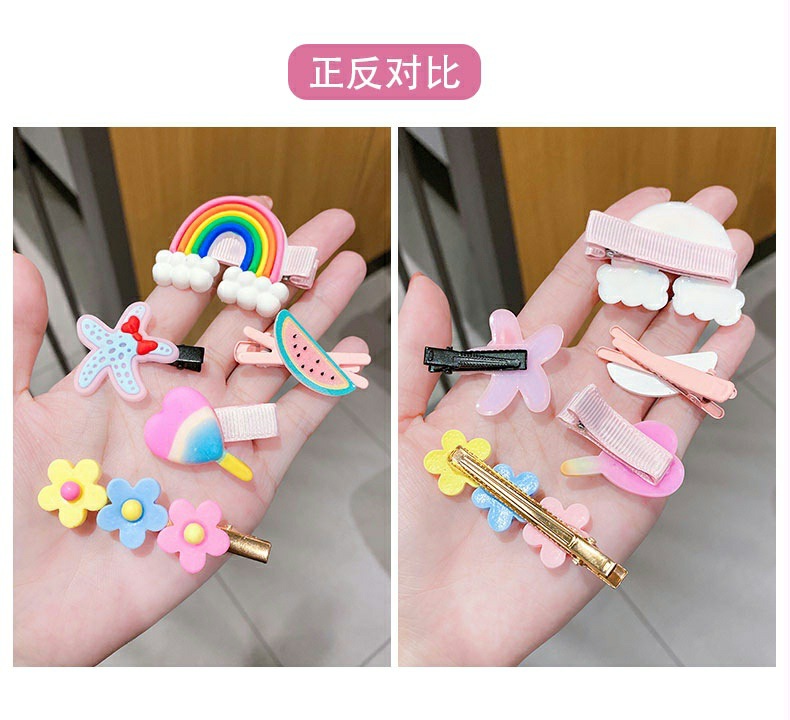 14-piece set of hair clips for children