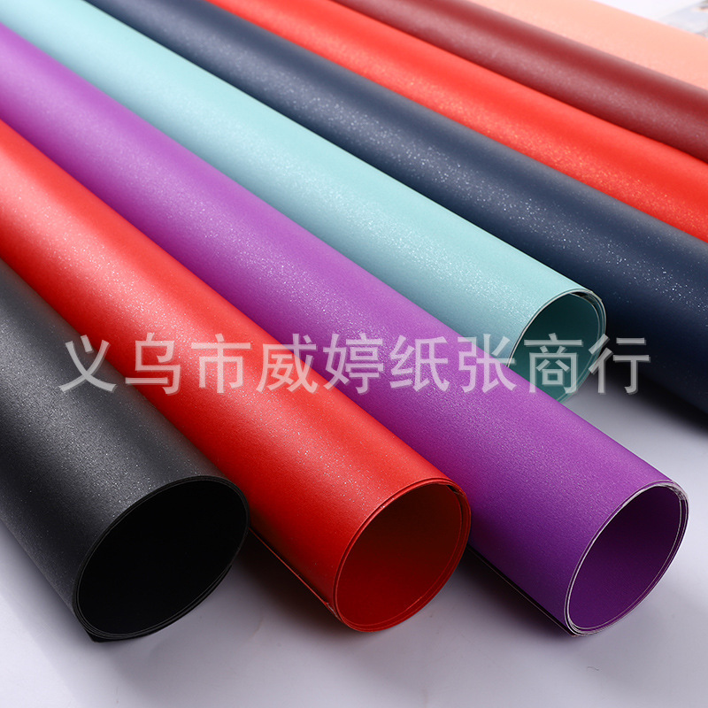 Cartón de 250 g de oro brillante, cartón espeso hecho a mano, cartón DIY