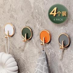 輕奢掛鈎廚房衛生間牆壁強力承重粘鈎無痕免打孔門後鑰匙衣服掛鈎