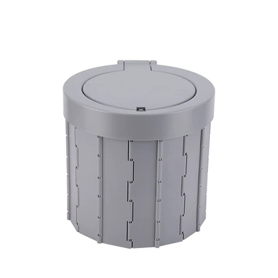 Folding Toilet Travel Car Toilet with Lid Washable Outdoor Toilet Self-driving Camping Portable Emergency Toilet (Kempinq və səyahət) - gray-garbage-bag-storage-bag-curing-agent
