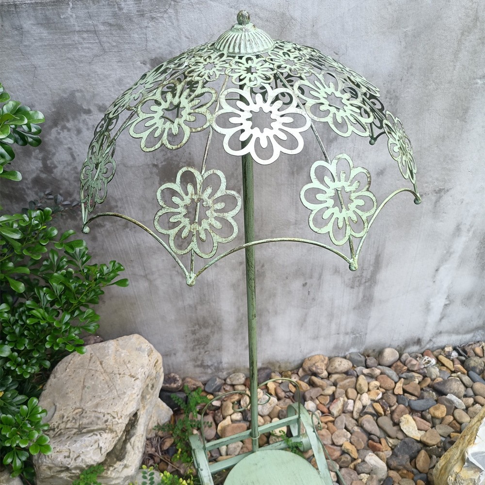 기본 스몰 사이즈 그린 우산 등반 프레임