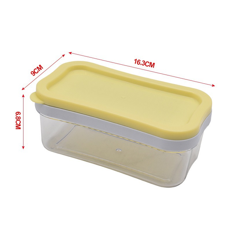 Caja para cortar mantequilla para refrigerador, caja de almacenamiento para queso, contenedor para queso con tapa, caja de conservación, caja de almacenamiento, divisor para caja de mantequilla
