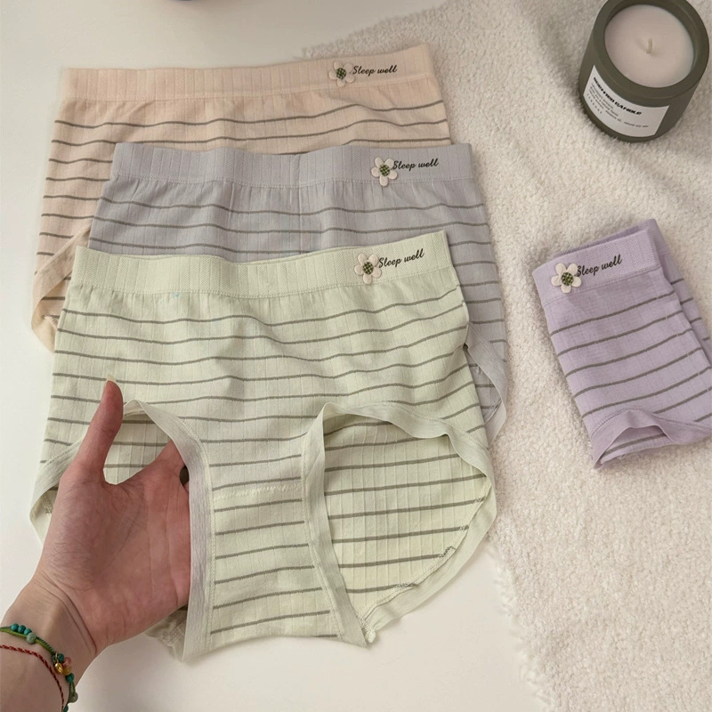 Underwear, antibacterial soft comfortable pants, mid rise