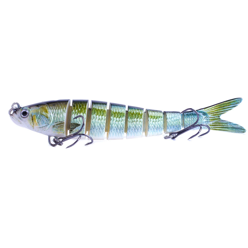 Многоштоковая рыбалка swimbait приманка 14 см 26 г, 8-сегментная тонущая имитация леща