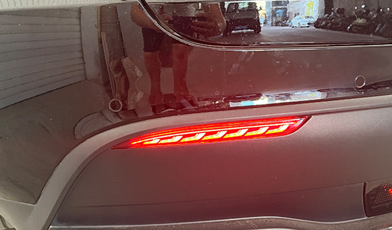 Suitable for 21-24 Tesla Model Y Rear Bumper Lights, Special Modified Led Brake Warning Lights and Tail Lights