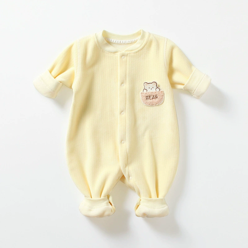 Детский теплый пуховик, удобный милый bodysuit для выхода