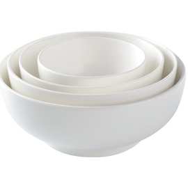 批发拉面碗酒店餐具商用个装.寸白瓷英寸纯白陶瓷面碗