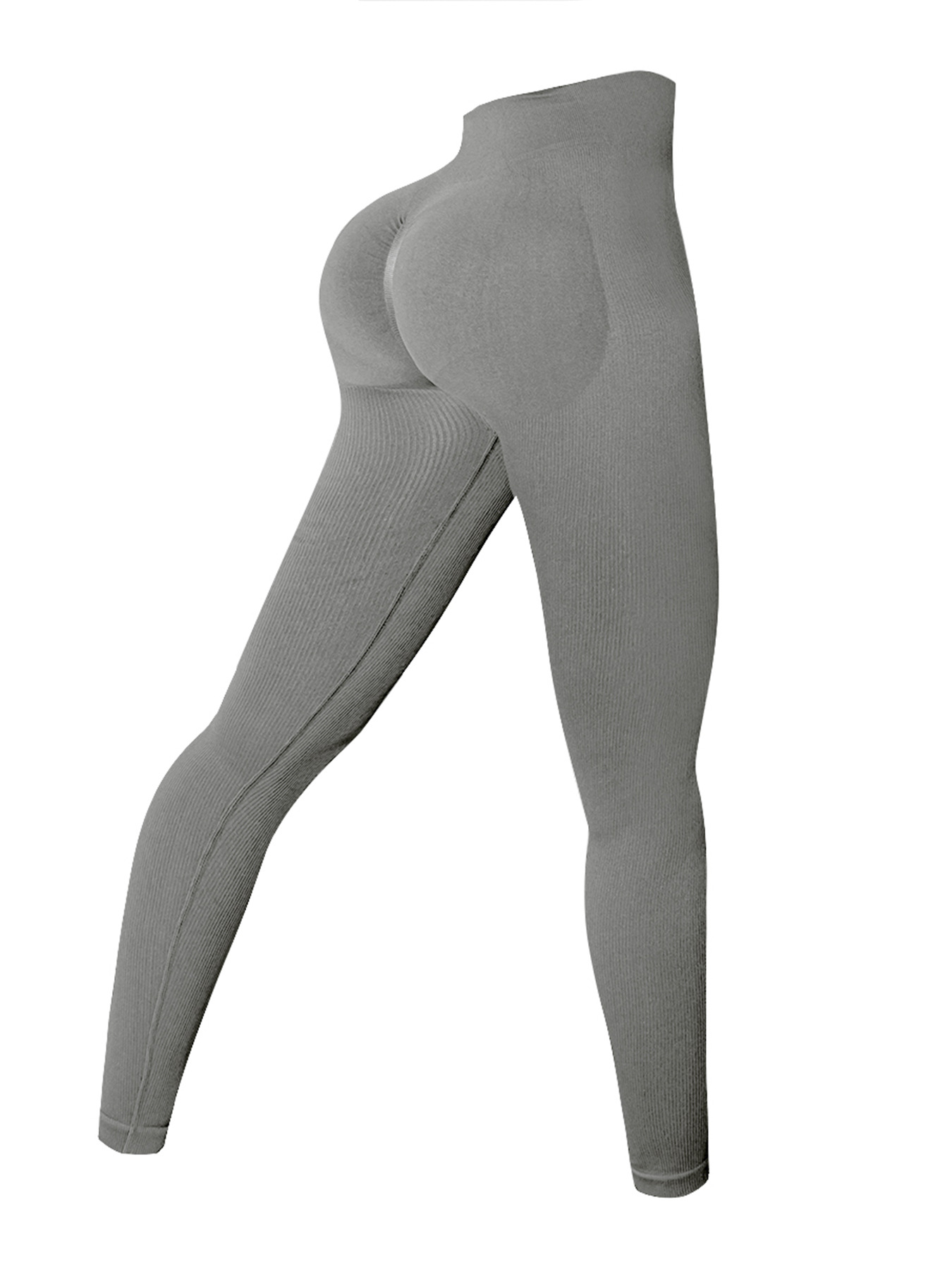 Europa y los Estados Unidos de cintura alta pantalon de entrenamiento de cadera correr deportes ajustados ropa de yoga pantalones largos de miel pantalon de entrenamiento de cadera