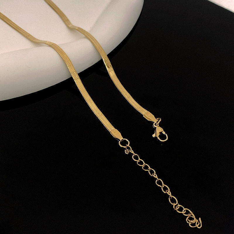 Fashion Solid Color Titanium Steel Plating Necklace 1 Piece display picture 5