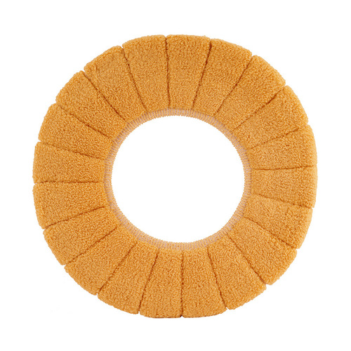 Universal toilet seat cushion, four-season thickened toilet cover, knitted toilet seat cushion, washable household toilet ring