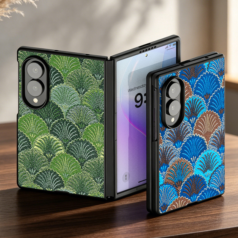 Suitable for Samsung Galaxy Z Fold 8 8 Ultra Flip 8 Chinese Style Folding Fan Phone Case Suitable for Samsung Galaxy Z Fold 8 8 Ultra Flip 8 Chinese Style Folding Fan Phone Case