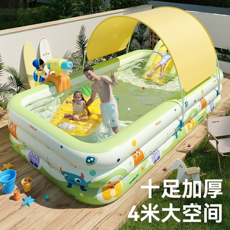 Inflatable swimming pool