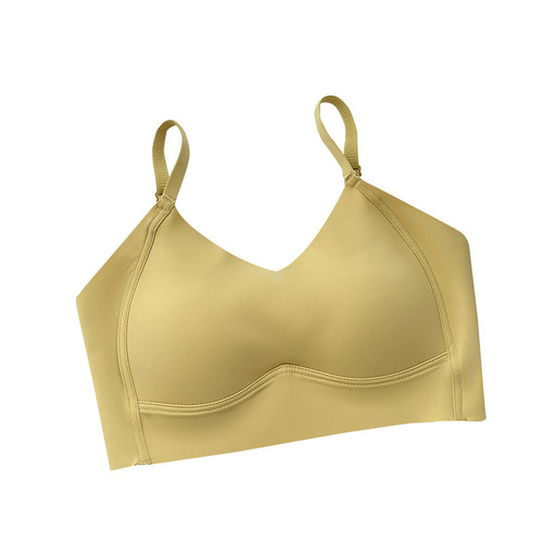 Beautiful back bra, seamless underwear, women's latex bra, sexy underwear, push-up small breast special large size tube top wholesale a