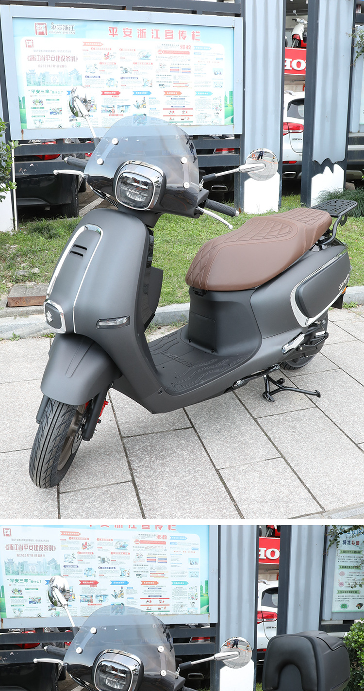 Suitable for Light-Duty Suzuki Us125 Windshield Modification, Retro Scooter Windscreen, Front Rain Shield, Accessories, Wind Shield