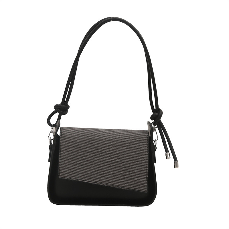 Bolsos de brazo de textura coreana retro para mujeres 2024 otoño nuevo nicho de moda de gran capacidad bolso de hombro