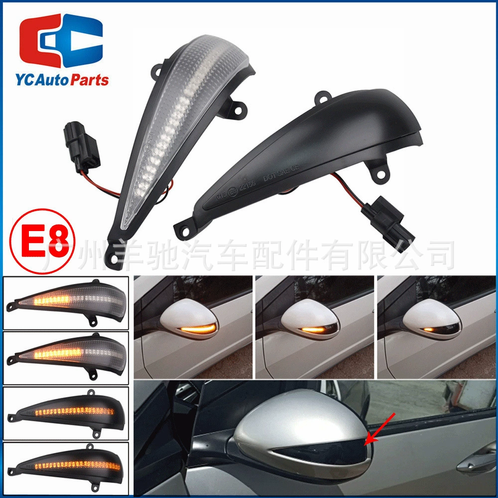 Подходит для 2005-2012 Honda Civic лампа для проточной воды Модифицированная Светодиодная лампа указателя поворота зеркала заднего вида