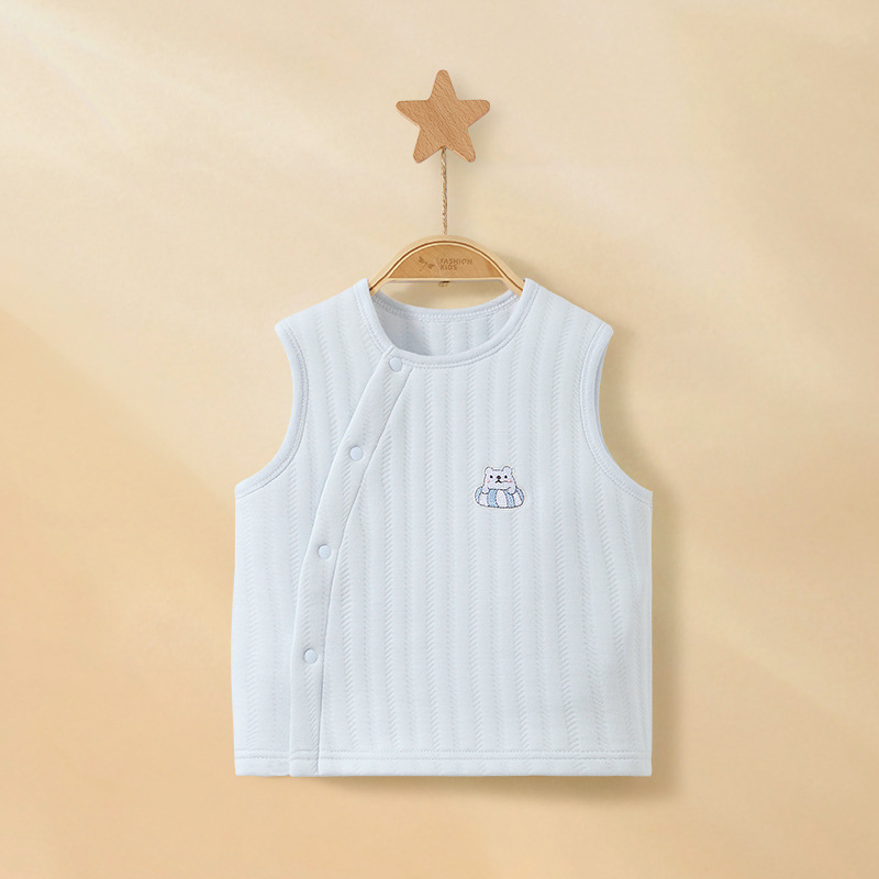 Chaleco de bebé primavera, otoño e invierno, recién nacido, cálido, acolchado fino para niños, chaleco de fondo para niños y niñas, chaleco de bebé
