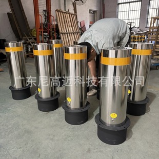 Factory Ready Supply of Stainless Steel Anti-Collision Columns, Artificial Locking, Fixed, Removable, Satchel Anti-Collision Columns, Installation