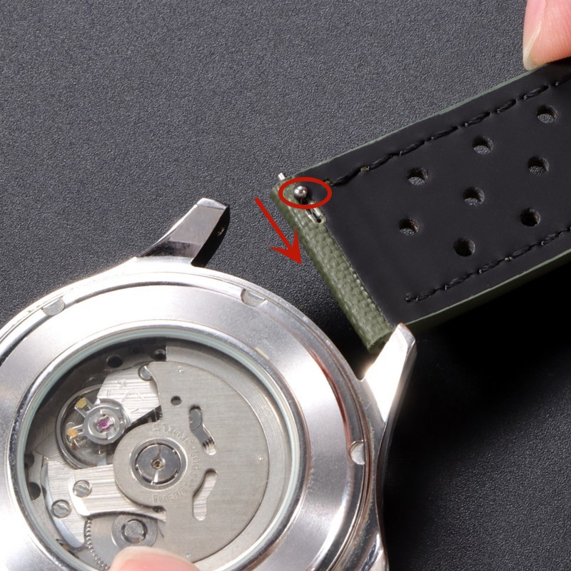 新款多孔透氣尼龍貼皮錶帶適用華為 Ticwatch2/E手錶帶18/20/22mm