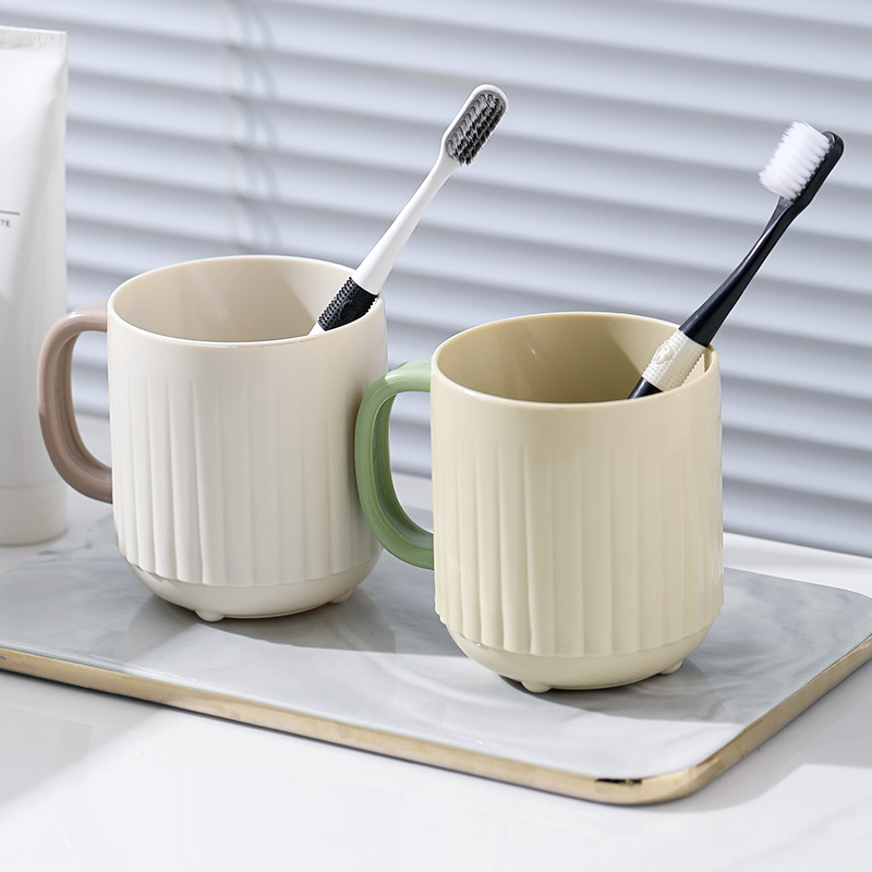 Temporada escolar, taza de cepillo de dientes doméstico, taza de cepillo de dientes de lavado, taza de cepillo de dientes de gran capacidad con mango image 3