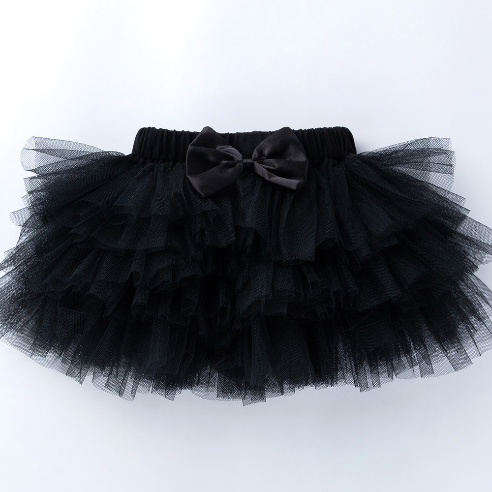 Bebé vestido de verano de dos colores sólidos vestido de seis capas 0 - 2 años vestido de bebé vestido de princesa al por mayor