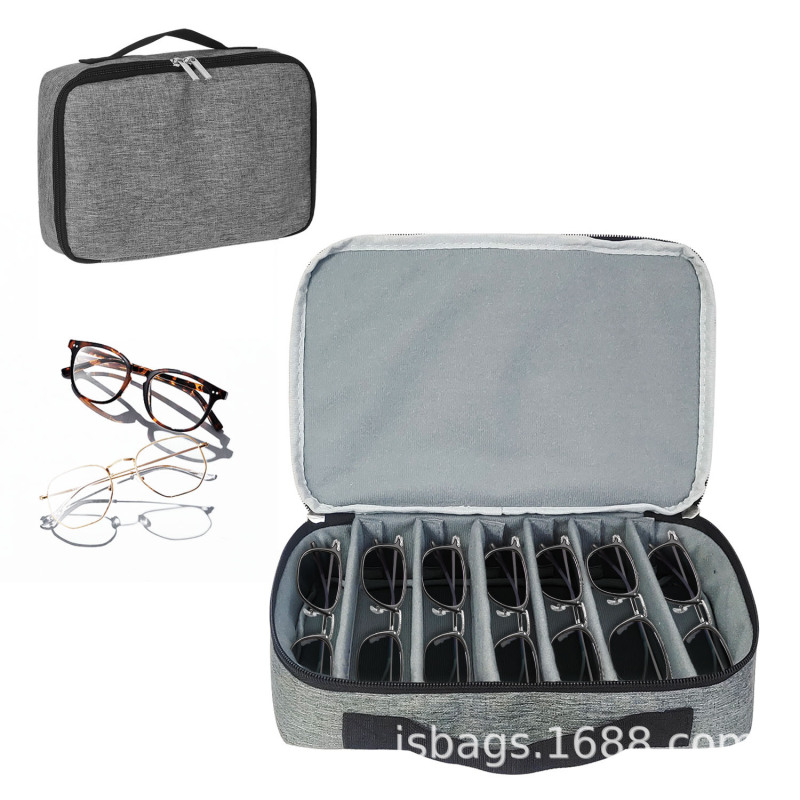 Amazon Direct Travel Sunglasses Storage Box Adjustable Slot Portable Men's and Women's Glasses Storage Box Amazon Direct Travel Sunglasses Storage Box Adjustable Slot Portable Men's and Women's Glasses Storage Box