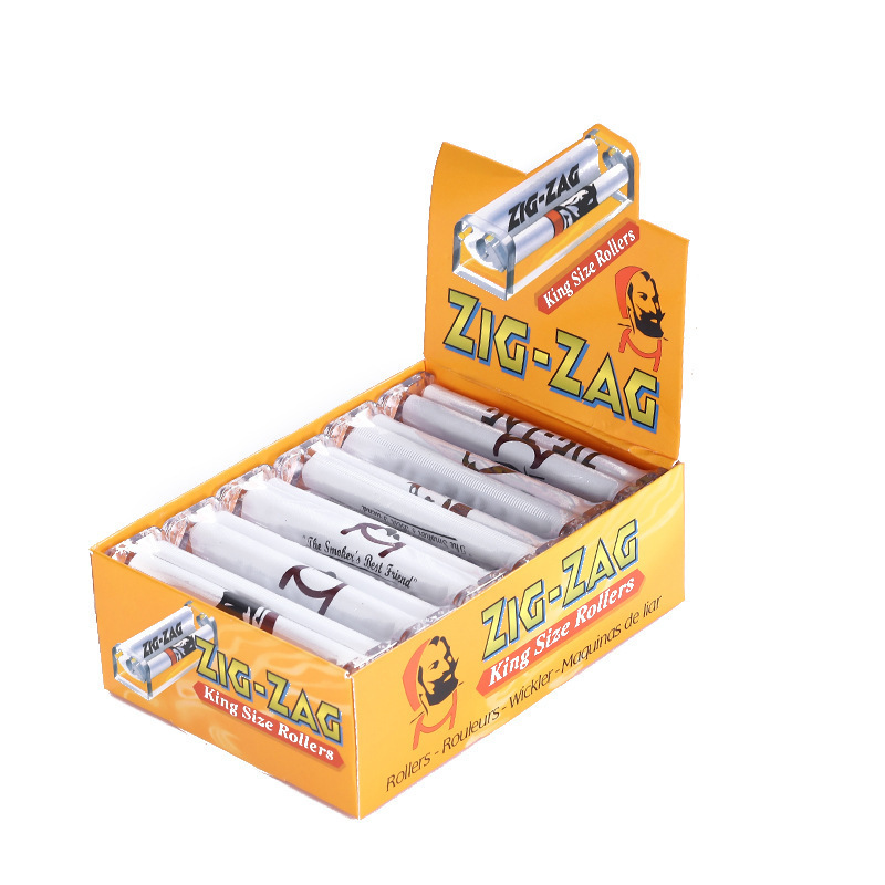 塑料卷烟器 70/78/110MM手动黄白布老人头卷烟填烟器 烟具配件