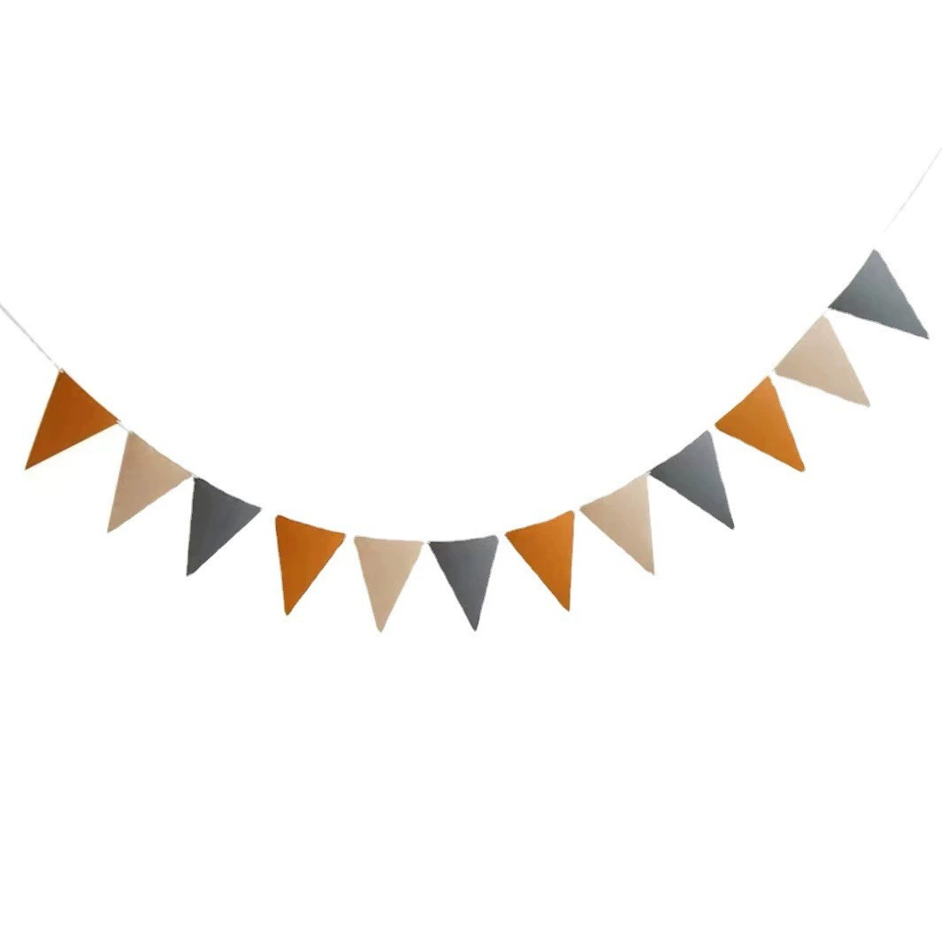 Фетр triangular pull флаг Новый год флаг для детского сада декор нейлоновый флаг набор для дня рождения торговый центр X20