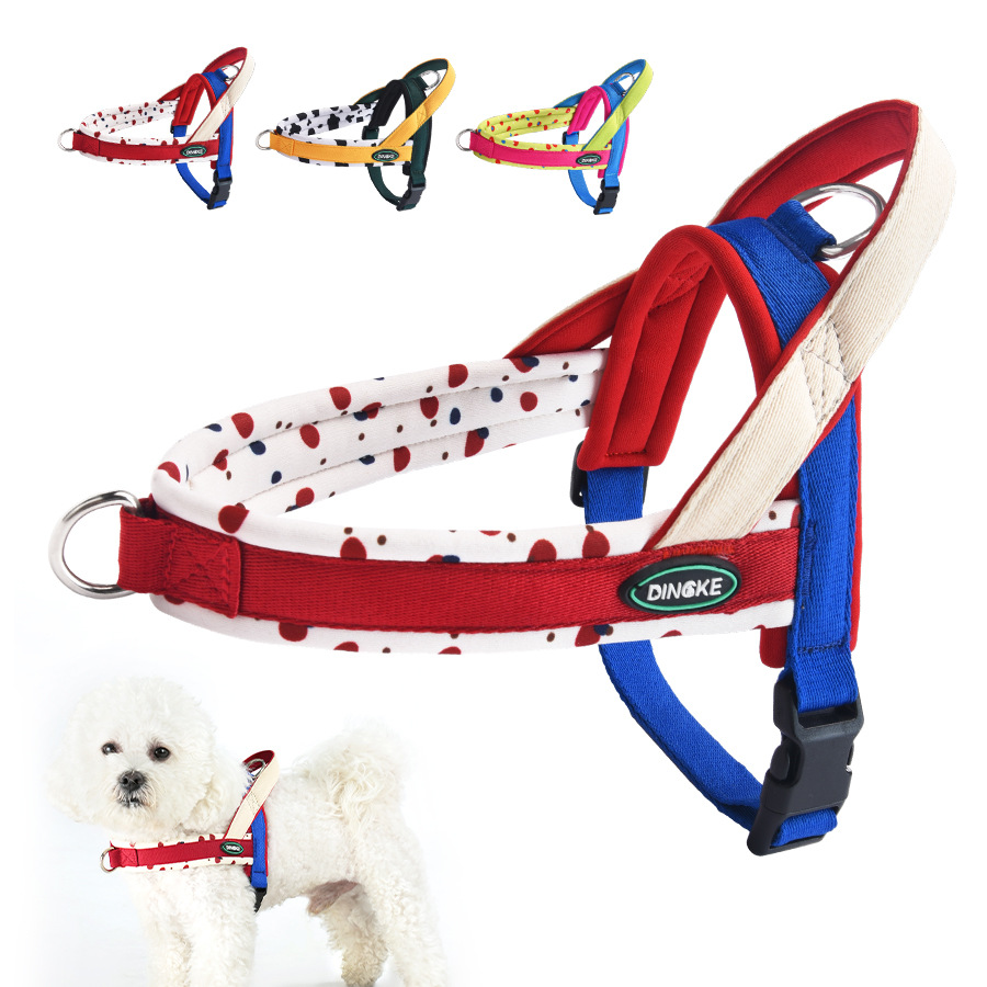 狗狗牵引绳马鞍式遛狗胸背带中小型犬专用宠物用品狗绳狗链防爆冲