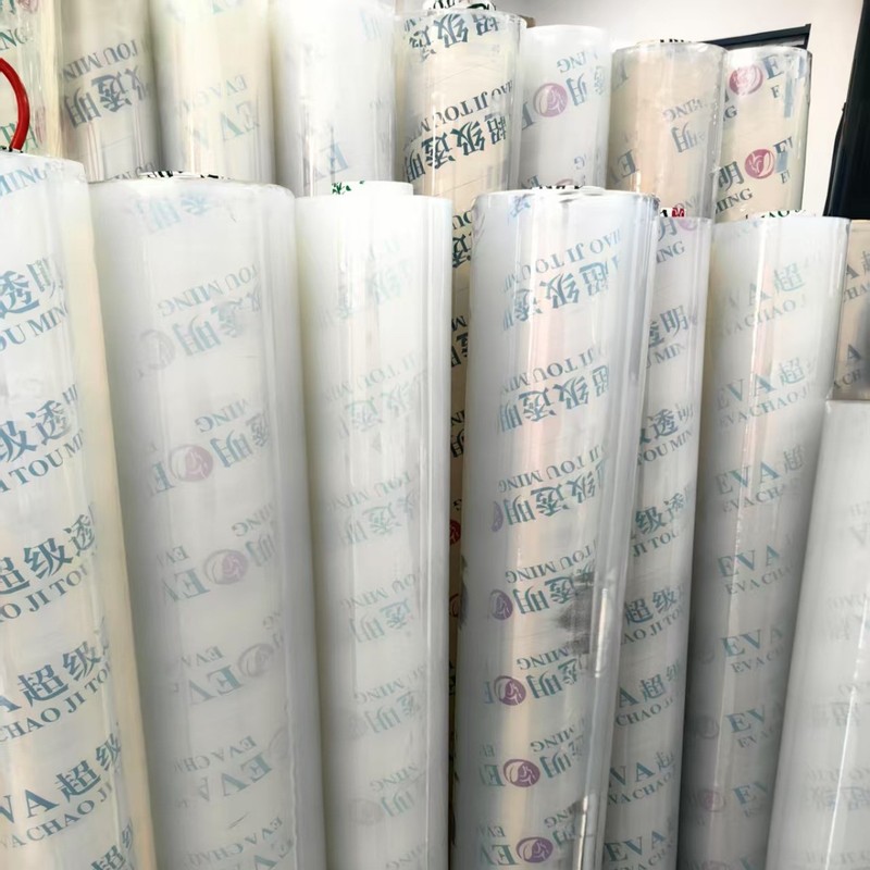 Manufacturers in stock EVA transparent film biodegradable PEVA super transparent waterproof bag food grade environmental protection packaging film