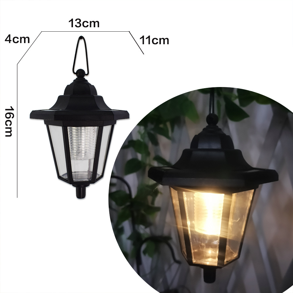 Solar patio exterior pared estante gancho de metal hadas de flores modelado pájaros pared hexágono lámpara personalizada