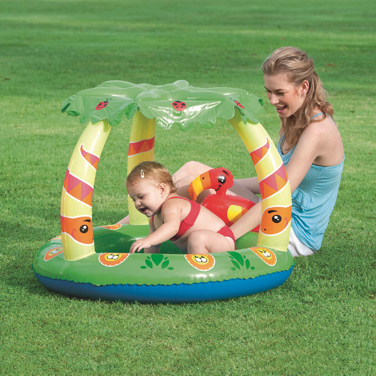 Piscina Inflable de PVC para Bebés, Juguete Infantil de Verano, Divertida y Suave