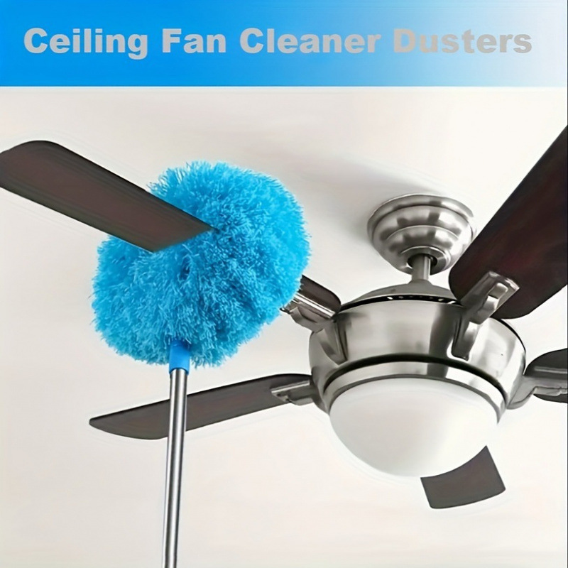 Cross-Border Hot-Selling Products, Cross-Border Dropshipping, Specialized Feather Dusters, Fan Blade Dusters, Extendable Dusters for Cleaning Gaps