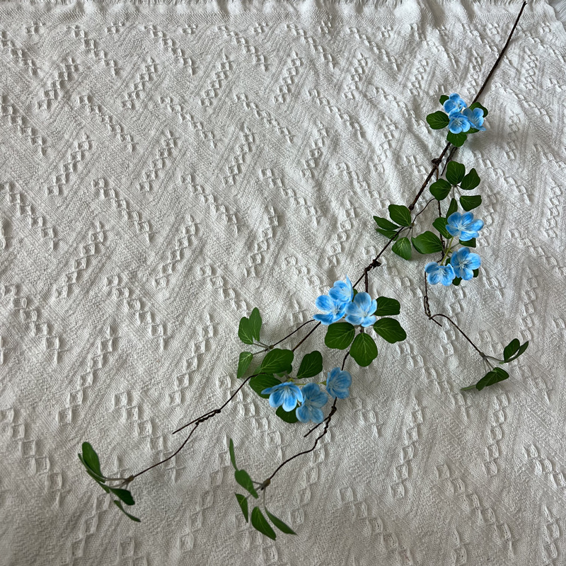 파란색