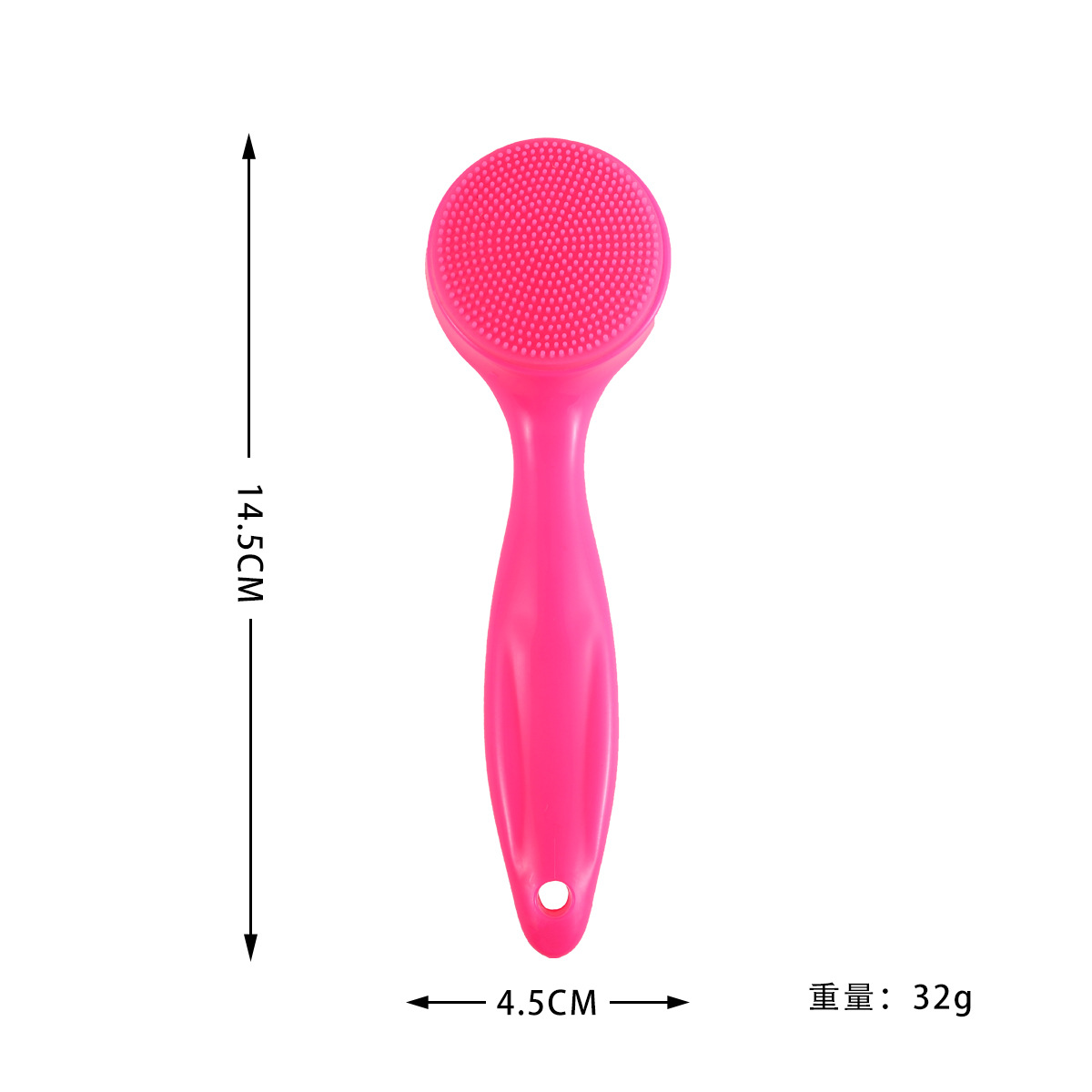 Cepillo de silicona suave transfronterizo tipo cepillo de lavado de cara desmaquillador de espinillas herramienta de limpieza herramienta de belleza portátil