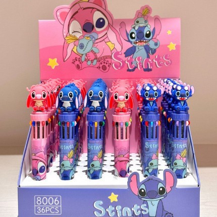 Caricatura de lápiz de silicona lápiz de 10 colores lápiz de bola conejo azul diy10 lápiz de color lápiz de escritura de estudiantes premios