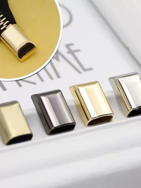 Alloy Zipper Tail Clip for Bags, Leather Goods, Handbags, Zipper Tail Buckle, Zipper Puller, Alloy Zipper Head Accessories, Anti-Detachment Buckle