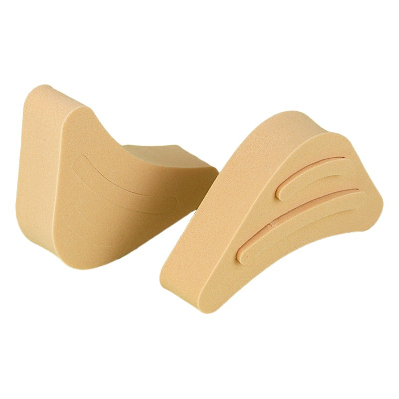 Высокоэластичные губчатые стельки половинного размера для круглых или заостренных пальцев ног, предотвращают натирание, уменьшают боль, вкладыши для пальцев, удобные вкладыши для обуви, нескользящие, дышащие.