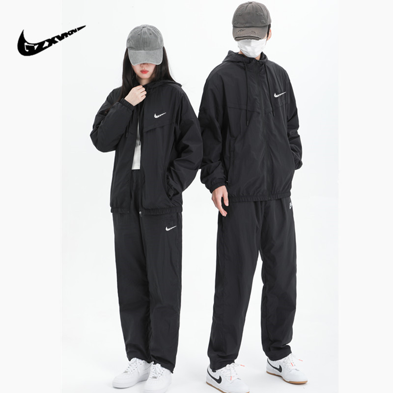 Sportswear Suit for Men, New Casual Loose-Fitting Couple's Two-Piece Set, Spring Fashion Outfit for Boys, Complete Set