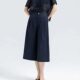 Cotton and Linen Wide-leg Pants Women's Hanging Summer Thin Loose Semi-elastic High Waist All-match Slimming Cropped Culottes for Women
