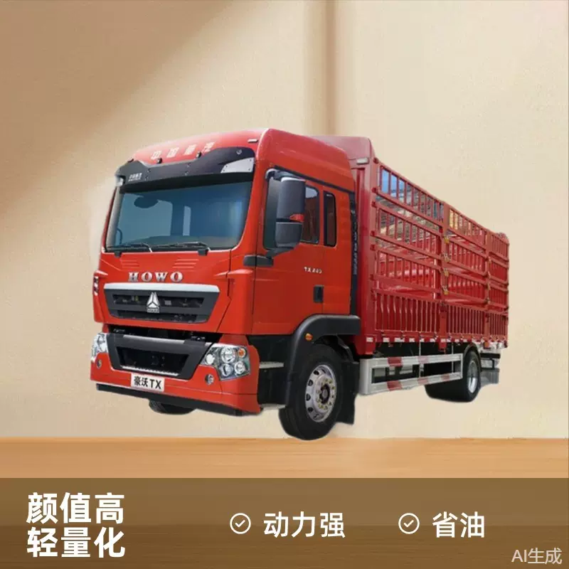 中国重汽豪沃TX 4*2豪华版载货车 超强动力轻量化卡车超颜值箱式