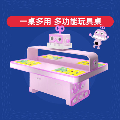 Market Multipurpose Building blocks Toy table neutral Children&#39;s tables future robot Game table
