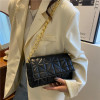 Chain, fashionable shoulder bag, one-shoulder bag, small bag, western style