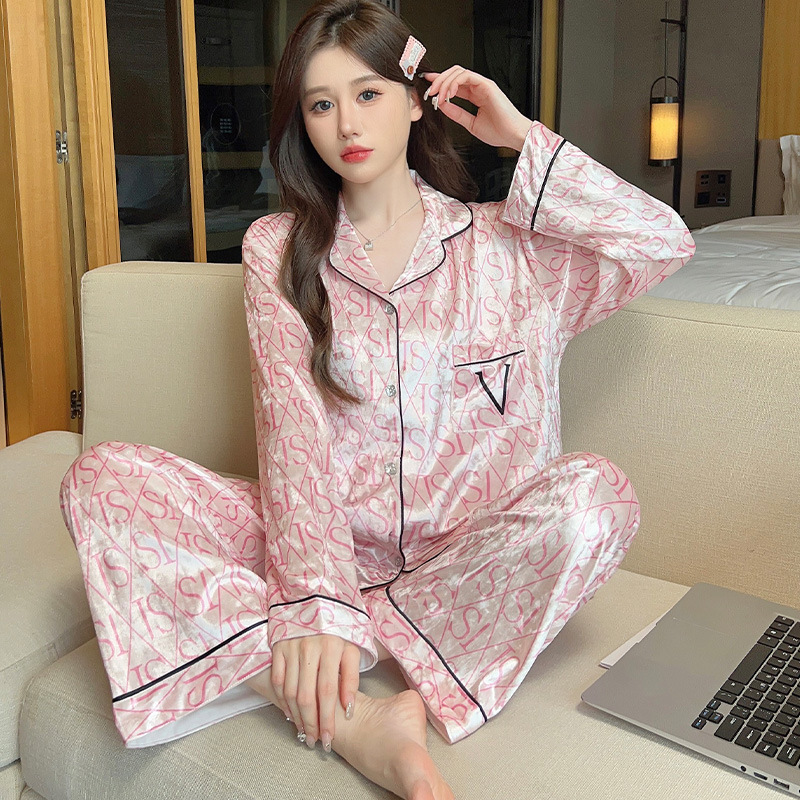 Sweet Light pijamas de lujo de terciopelo dorado para mujer Otoño e Invierno cardigan pantalones de manga larga 2023 nuevo traje casual para el hogar